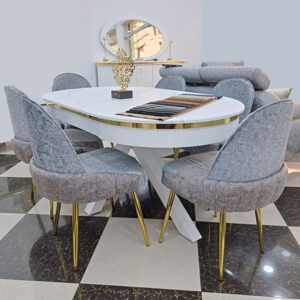 Table en marbre : 18 modèles pour la salle à manger